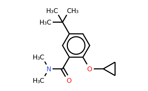 CAS 1243443-70-0 | 5-Tert-butyl-2-cyclopropoxy-N,n-dimethylbenzamide