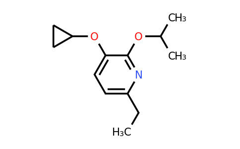 CAS 1243443-73-3 | 3-Cyclopropoxy-6-ethyl-2-isopropoxypyridine