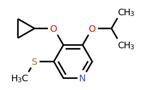 CAS 1243443-75-5 | 4-Cyclopropoxy-3-isopropoxy-5-(methylthio)pyridine