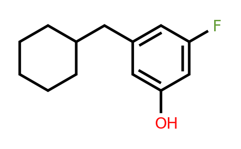CAS 1243443-76-6 | 3-(Cyclohexylmethyl)-5-fluorophenol