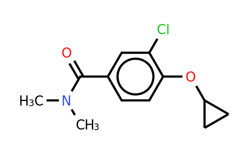 CAS 1243443-78-8 | 3-Chloro-4-cyclopropoxy-N,n-dimethylbenzamide