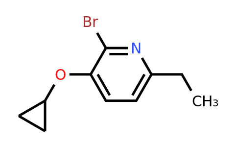 CAS 1243443-79-9 | 2-Bromo-3-cyclopropoxy-6-ethylpyridine
