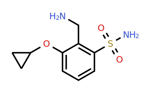 CAS 1243443-81-3 | 2-(Aminomethyl)-3-cyclopropoxybenzenesulfonamide