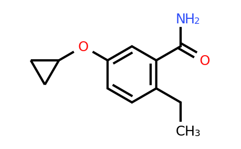 CAS 1243443-87-9 | 5-Cyclopropoxy-2-ethylbenzamide