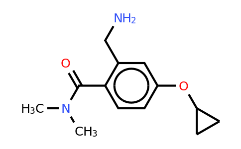 CAS 1243443-88-0 | 2-(Aminomethyl)-4-cyclopropoxy-N,n-dimethylbenzamide