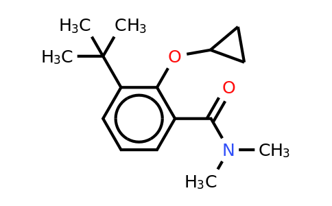 CAS 1243443-98-2 | 3-Tert-butyl-2-cyclopropoxy-N,n-dimethylbenzamide