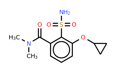 CAS 1243444-08-7 | 3-Cyclopropoxy-N,n-dimethyl-2-sulfamoylbenzamide