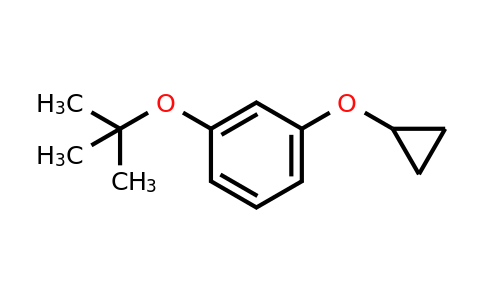 CAS 1243444-11-2 | 1-Tert-butoxy-3-cyclopropoxybenzene