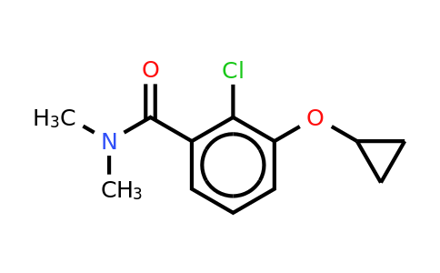 CAS 1243444-13-4 | 2-Chloro-3-cyclopropoxy-N,n-dimethylbenzamide