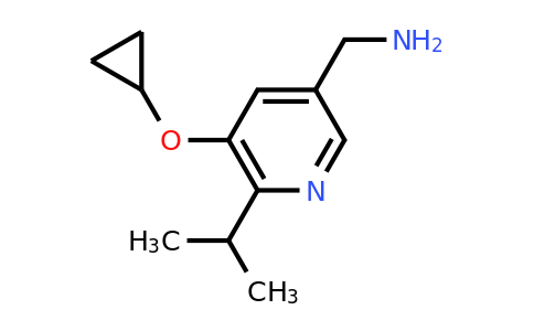 CAS 1243444-14-5 | (5-Cyclopropoxy-6-isopropylpyridin-3-YL)methanamine