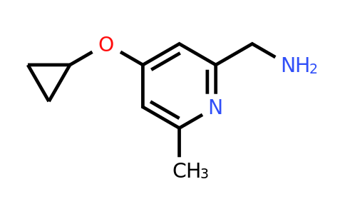 CAS 1243444-17-8 | (4-Cyclopropoxy-6-methylpyridin-2-YL)methanamine