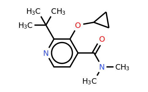 CAS 1243444-18-9 | 2-Tert-butyl-3-cyclopropoxy-N,n-dimethylisonicotinamide