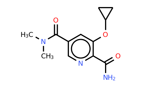 CAS 1243444-23-6 | 3-Cyclopropoxy-N5,N5-dimethylpyridine-2,5-dicarboxamide