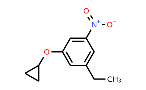 CAS 1243444-26-9 | 1-Cyclopropoxy-3-ethyl-5-nitrobenzene