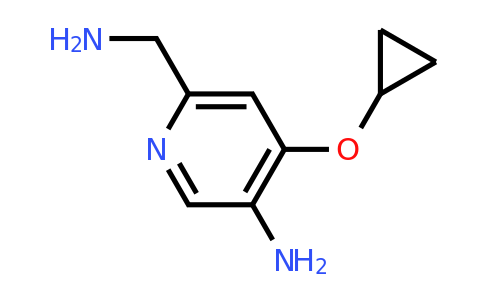 CAS 1243444-29-2 | 6-(Aminomethyl)-4-cyclopropoxypyridin-3-amine