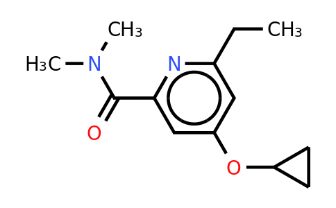 CAS 1243444-30-5 | 4-Cyclopropoxy-6-ethyl-N,n-dimethylpicolinamide