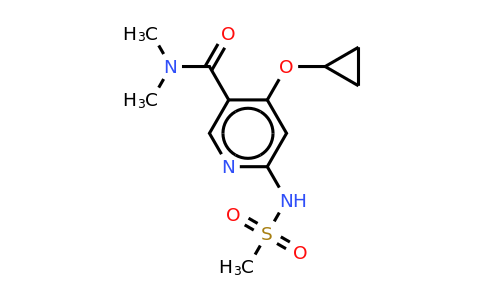 CAS 1243444-31-6 | 4-Cyclopropoxy-N,n-dimethyl-6-(methylsulfonamido)nicotinamide