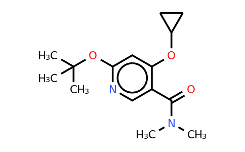 CAS 1243444-32-7 | 6-Tert-butoxy-4-cyclopropoxy-N,n-dimethylnicotinamide