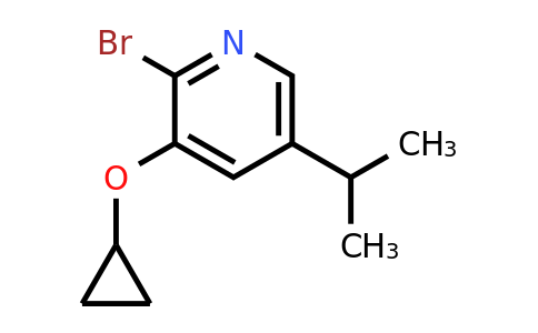 CAS 1243444-34-9 | 2-Bromo-3-cyclopropoxy-5-(propan-2-YL)pyridine