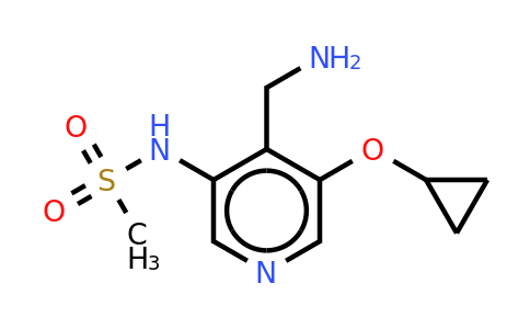 CAS 1243444-39-4 | N-(4-(aminomethyl)-5-cyclopropoxypyridin-3-YL)methanesulfonamide