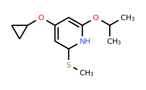 CAS 1243444-49-6 | 4-Cyclopropoxy-6-isopropoxy-2-(methylthio)-1,2-dihydropyridine
