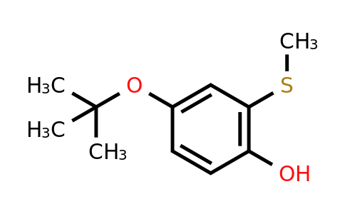 CAS 1243444-50-9 | 4-(Tert-butoxy)-2-(methylsulfanyl)phenol