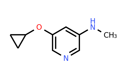 CAS 1243444-52-1 | 5-Cyclopropoxy-N-methylpyridin-3-amine