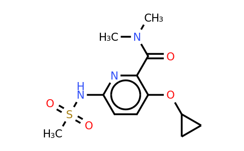 CAS 1243444-54-3 | 3-Cyclopropoxy-N,n-dimethyl-6-(methylsulfonamido)picolinamide