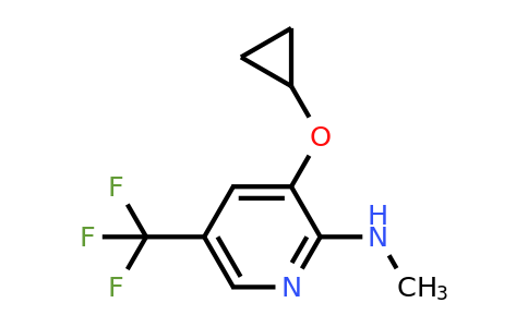 CAS 1243444-57-6 | 3-Cyclopropoxy-N-methyl-5-(trifluoromethyl)pyridin-2-amine