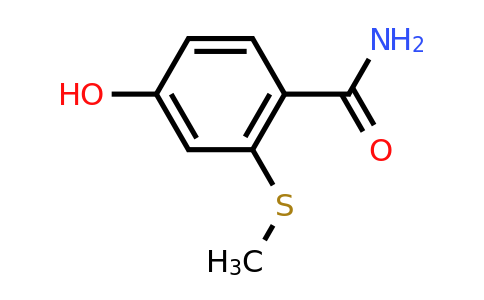 CAS 1243444-59-8 | 4-Hydroxy-2-(methylsulfanyl)benzamide