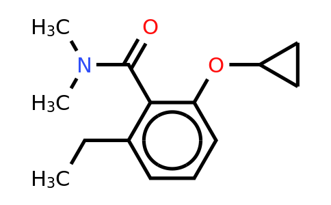 CAS 1243444-60-1 | 2-Cyclopropoxy-6-ethyl-N,n-dimethylbenzamide