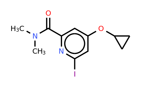CAS 1243444-62-3 | 4-Cyclopropoxy-6-iodo-N,n-dimethylpicolinamide