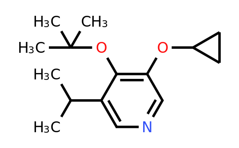 CAS 1243444-63-4 | 4-Tert-butoxy-3-cyclopropoxy-5-isopropylpyridine