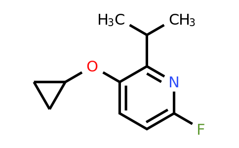 CAS 1243444-70-3 | 3-Cyclopropoxy-6-fluoro-2-(propan-2-YL)pyridine