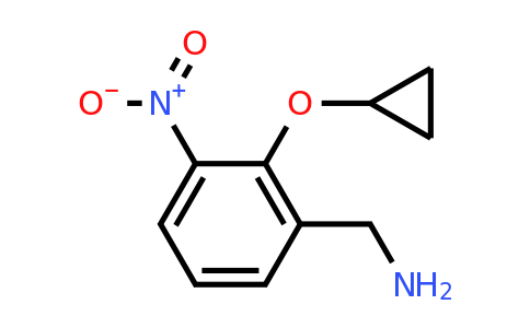 CAS 1243444-71-4 | (2-Cyclopropoxy-3-nitrophenyl)methanamine