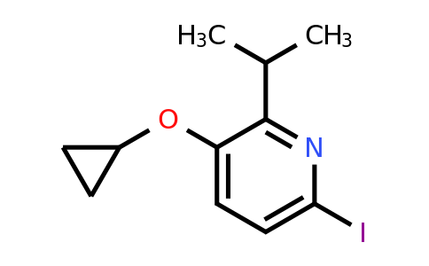 CAS 1243444-73-6 | 3-Cyclopropoxy-6-iodo-2-(propan-2-YL)pyridine