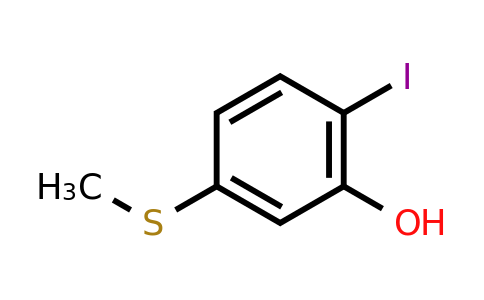CAS 1243444-75-8 | 2-Iodo-5-(methylthio)phenol