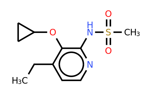 CAS 1243444-76-9 | N-(3-cyclopropoxy-4-ethylpyridin-2-YL)methanesulfonamide
