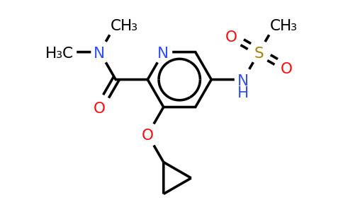 CAS 1243444-81-6 | 3-Cyclopropoxy-N,n-dimethyl-5-(methylsulfonamido)picolinamide