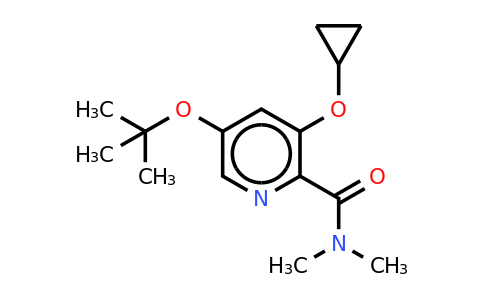 CAS 1243444-84-9 | 5-Tert-butoxy-3-cyclopropoxy-N,n-dimethylpicolinamide