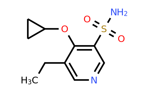 CAS 1243444-86-1 | 4-Cyclopropoxy-5-ethylpyridine-3-sulfonamide
