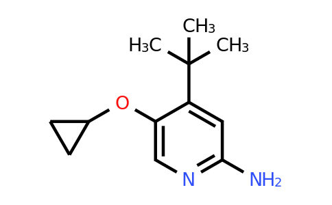 CAS 1243444-88-3 | 4-Tert-butyl-5-cyclopropoxypyridin-2-amine