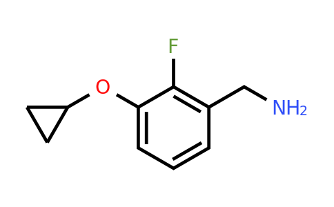 CAS 1243444-93-0 | (3-Cyclopropoxy-2-fluorophenyl)methanamine