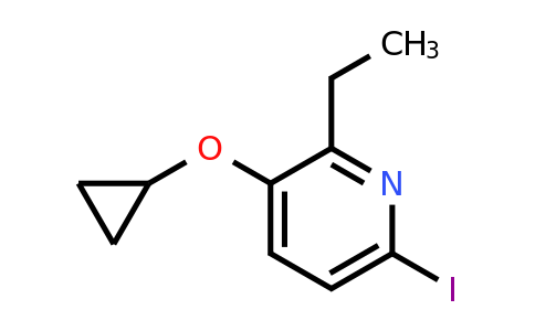 CAS 1243444-94-1 | 3-Cyclopropoxy-2-ethyl-6-iodopyridine