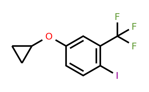 CAS 1243444-95-2 | 4-Cyclopropoxy-1-iodo-2-(trifluoromethyl)benzene