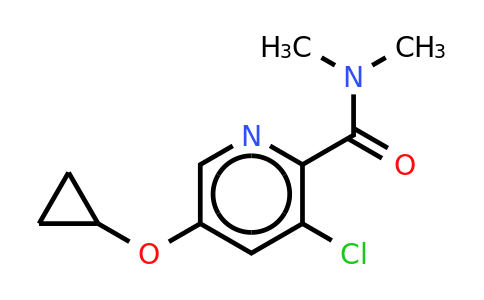 CAS 1243445-01-3 | 3-Chloro-5-cyclopropoxy-N,n-dimethylpicolinamide