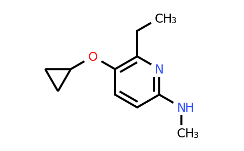 CAS 1243445-02-4 | 5-Cyclopropoxy-6-ethyl-N-methylpyridin-2-amine