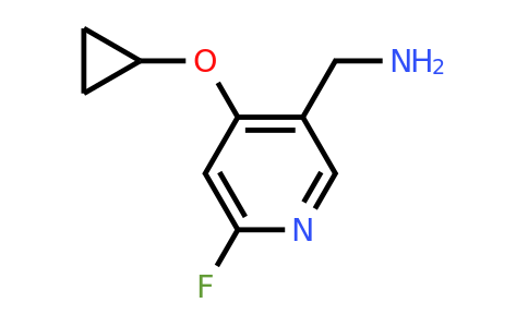 CAS 1243445-03-5 | (4-Cyclopropoxy-6-fluoropyridin-3-YL)methanamine
