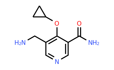 CAS 1243445-06-8 | 5-(Aminomethyl)-4-cyclopropoxynicotinamide