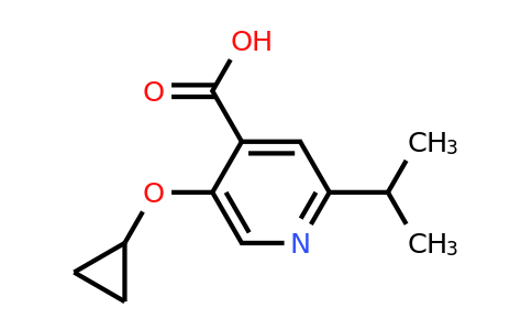 CAS 1243445-07-9 | 5-Cyclopropoxy-2-isopropylisonicotinic acid